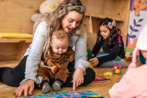 Children playing and learning at Kinderworld Early Learning Centre Noble Park
